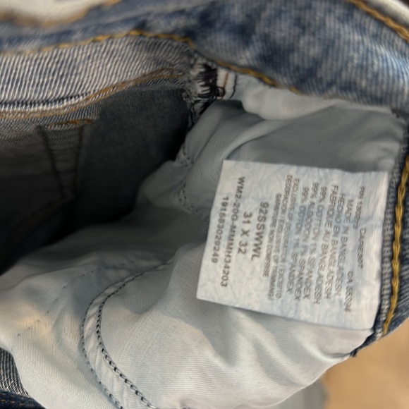 Wrangler Slim Straight Work Jeans 31 - Picture 4 of 6